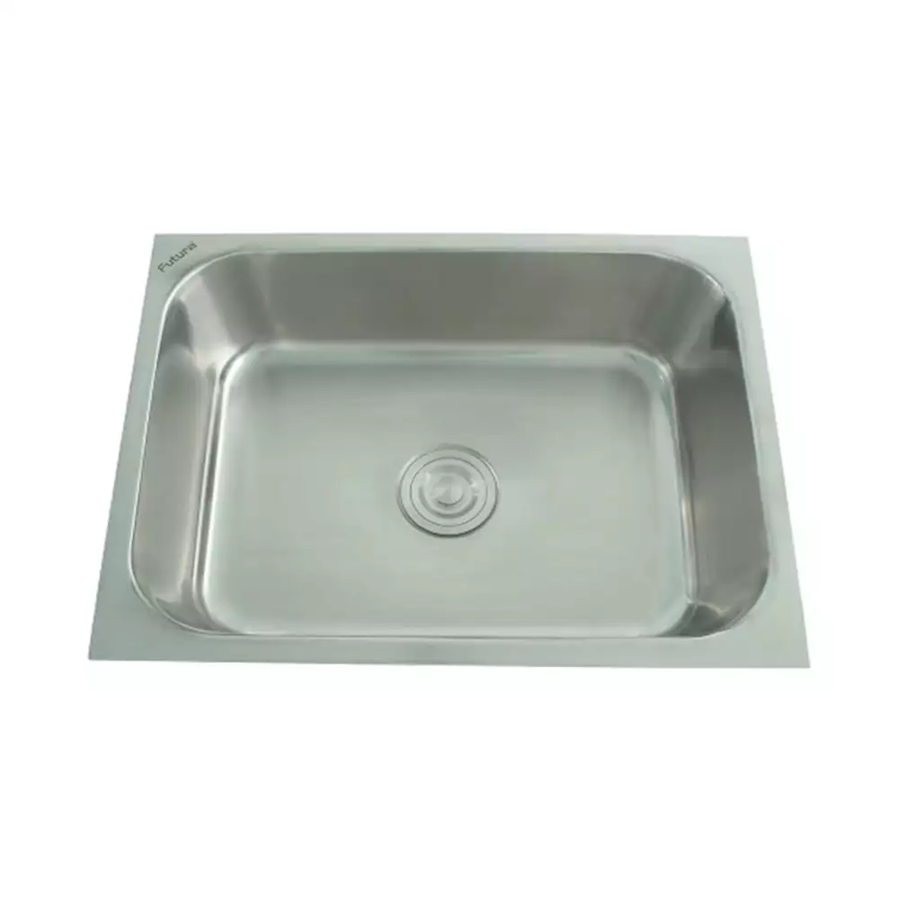 Futura Sinks Dura Single Bowl Square Series Kitchen Sink (22*18*8)