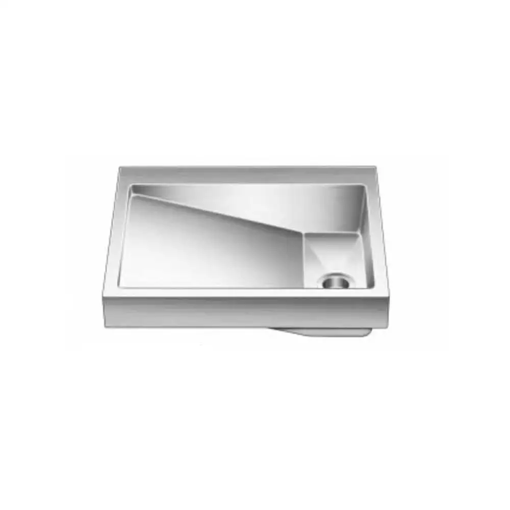 Nirali Domita Small Stainless Steel Wash Basin - Satin (20'' x 16'')