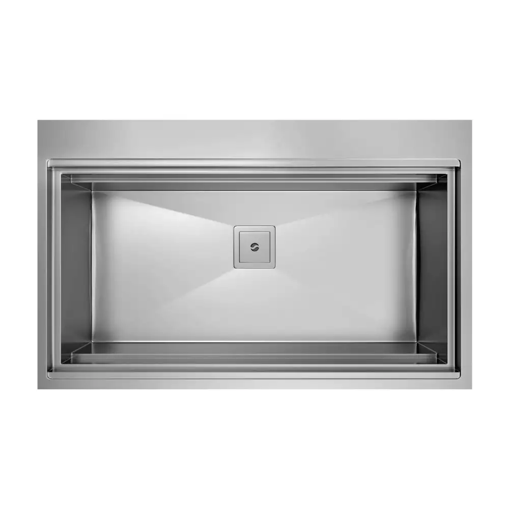 Hekken Cuba Square 304 Grade Stainless Steel Kitchen Sink - International Satin Finish, hek-Cuba-8049