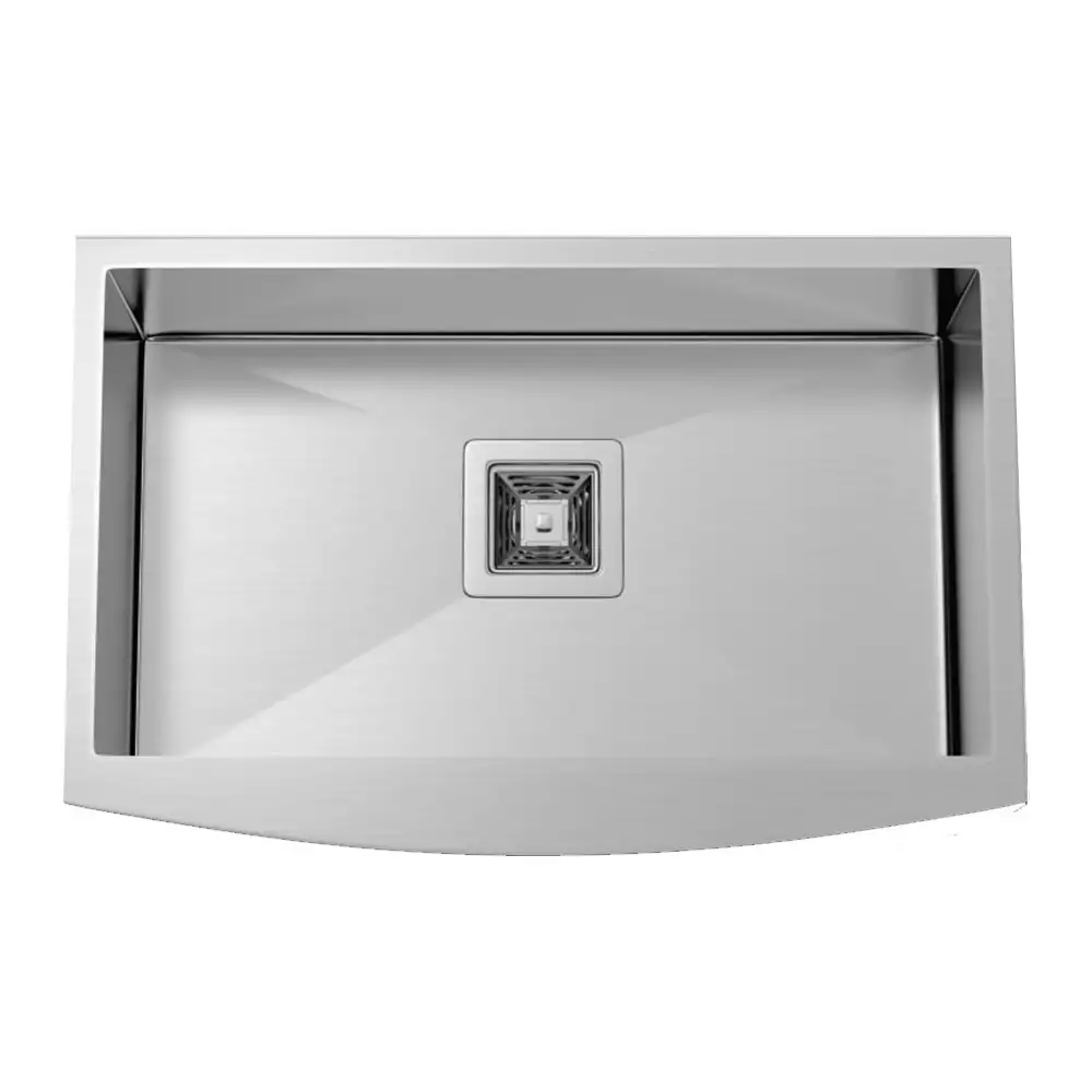 Hekken X Square 304 Grade Stainless Steel Kitchen Sink - International Satin Finish, hek-Xsquare-7248