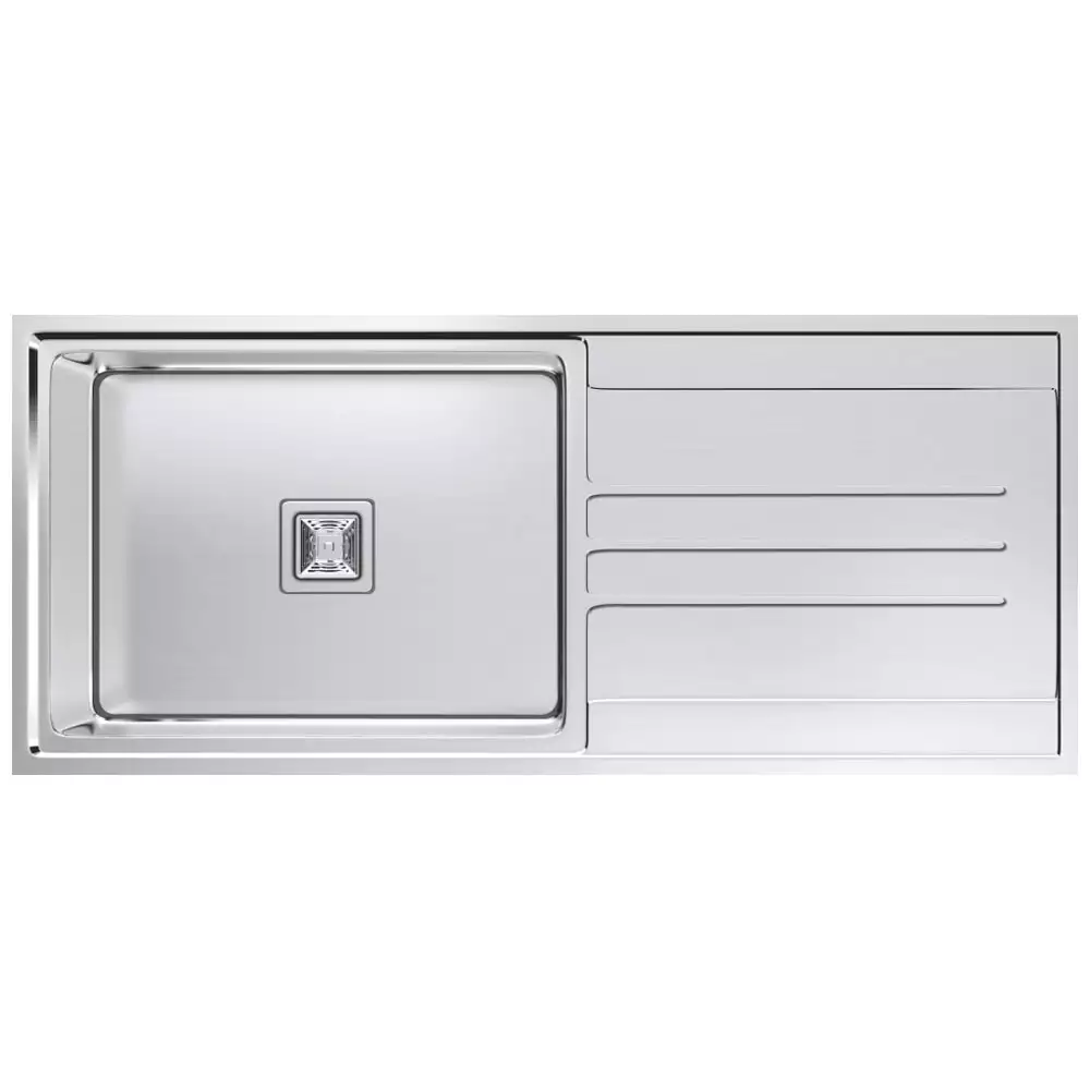 Hekken Heffel Square 304 Grade Stainless Steel Kitchen Sink - International Satin Finish, hek-heffel-11650A