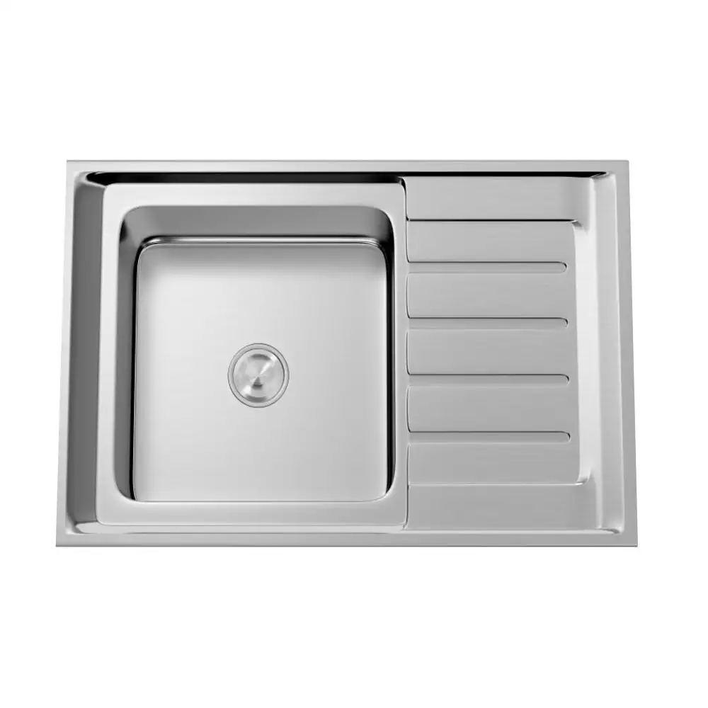 Hekken Cub-Ax-eco Square 304 Grade Stainless Steel Kitchen Sink - International Satin Finish, hex-Cub-Ax-7545