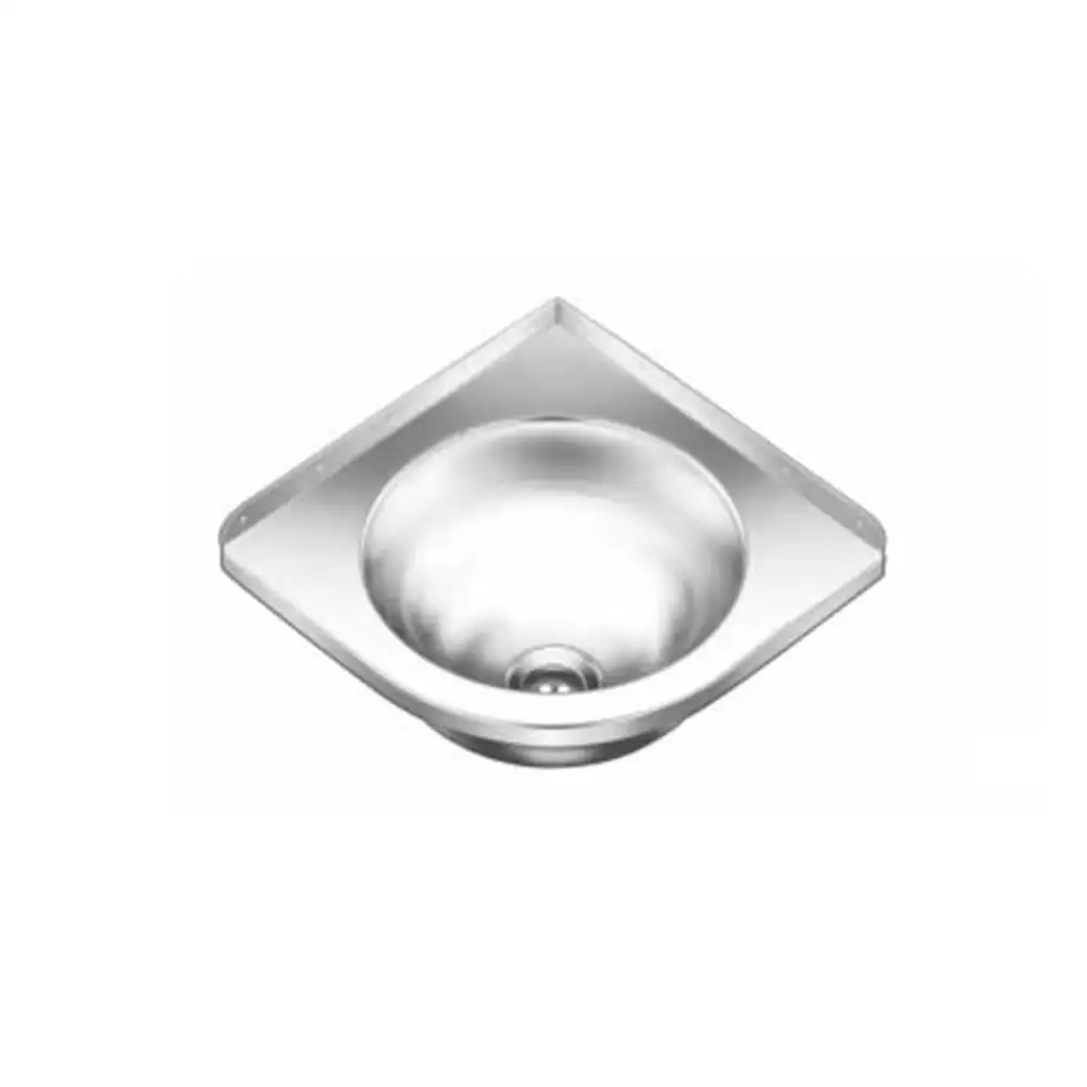 Nirali Small Wonder Stainless Steel Wash Basin - Satin (14'' x 14'')