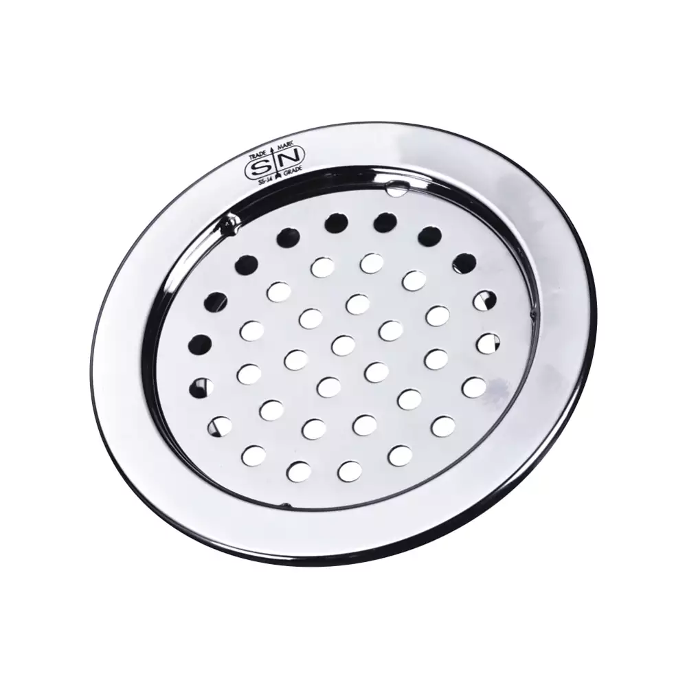 S N Brothers Floor Drain 5” without Hole with Frame Round in Round with Lock 