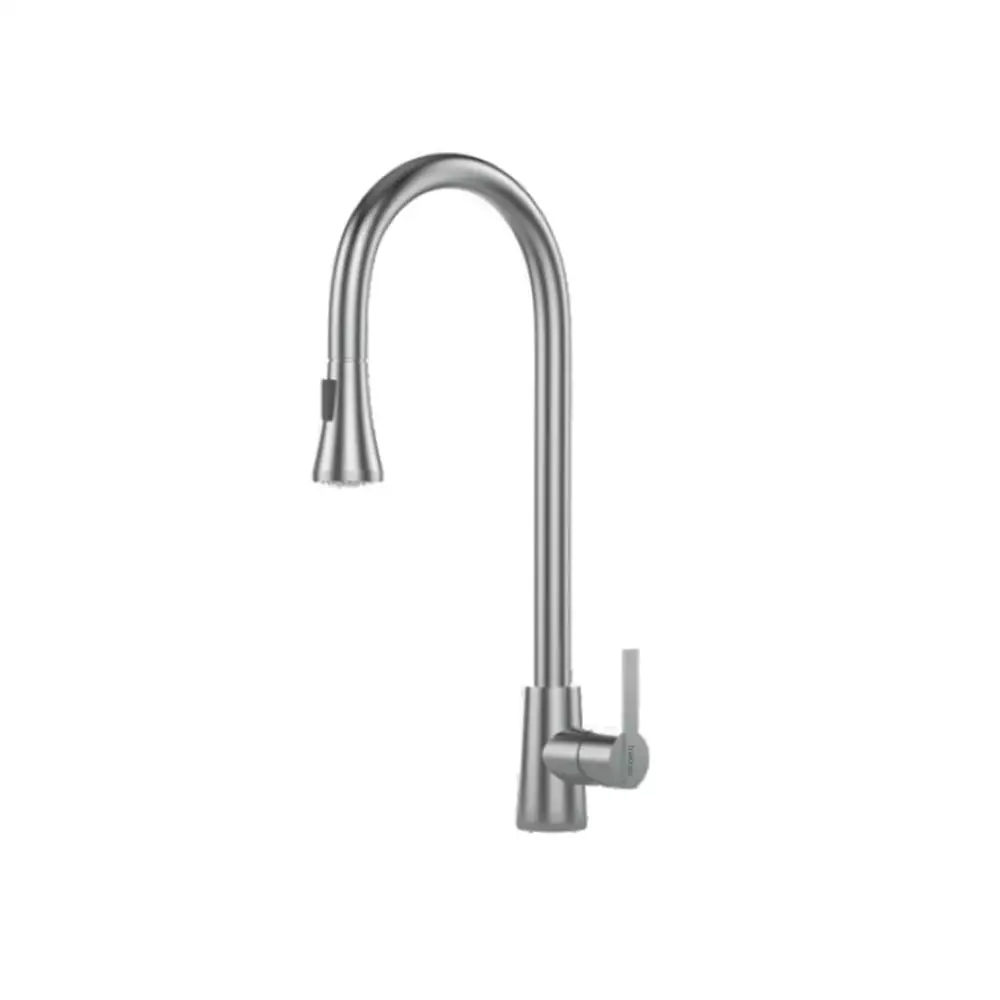 Hekken Stainless Steel Deck Mounted Sink Faucet With Shower Pull Down - [hek-Belagio-7005SP]