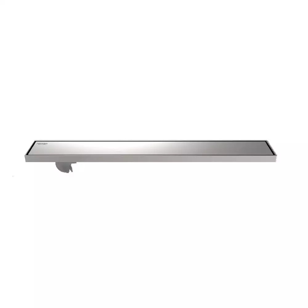 Hekken Stainless Steel Shower Channel Drain, (L) 750 x (W) 100 x (D) 20 mm - [hek-PL-750]