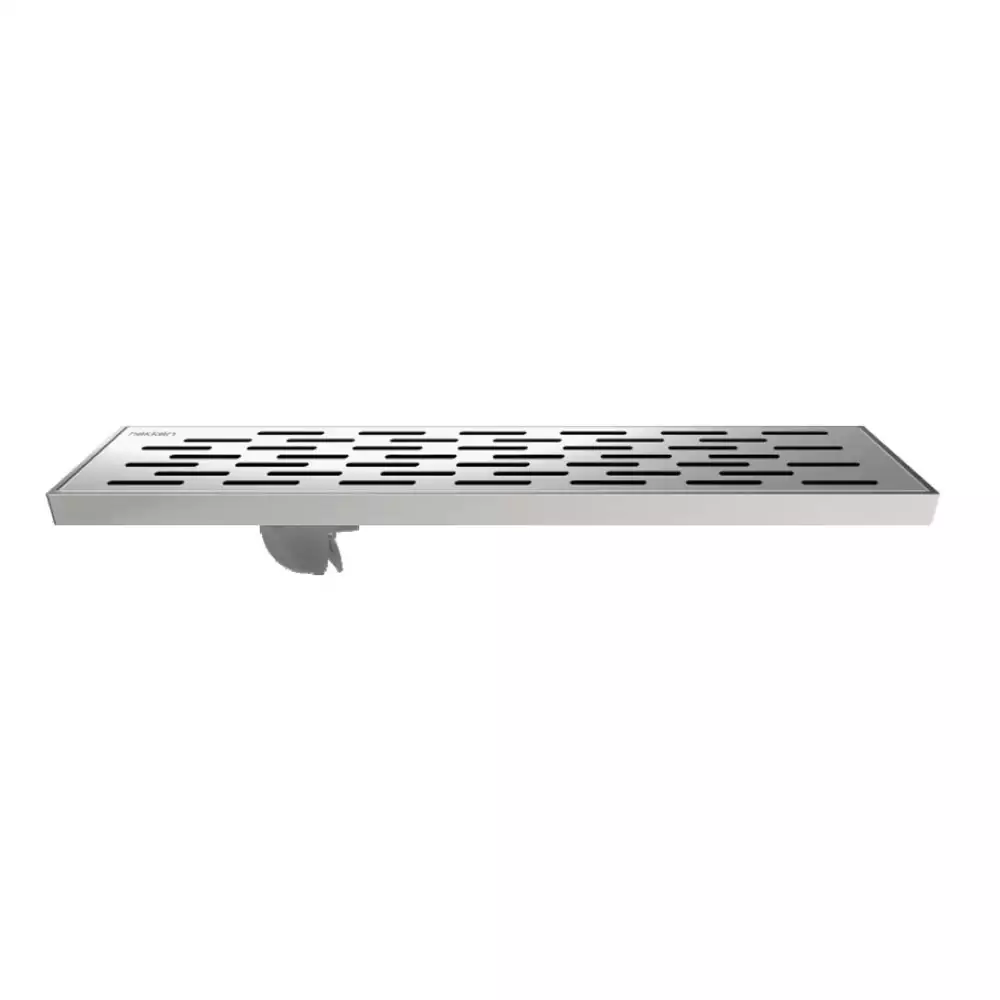 Hekken Stainless Steel Shower Channel Drain, (L) 610 x (W) 100 x (D) 20 mm - [hek-RT-610]