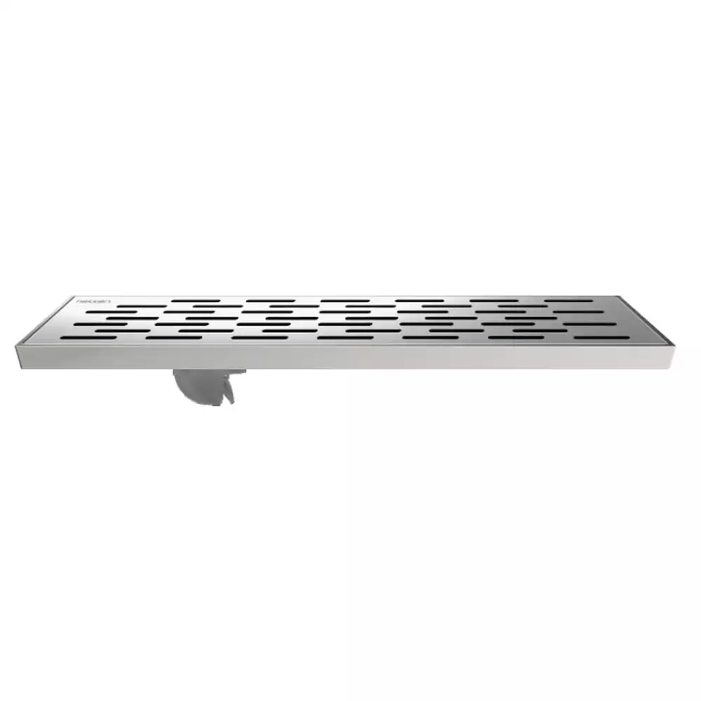 Hekken Stainless Steel Shower Channel Drain, (L) 750 x (W) 100 x (D) 20 mm - [hek-RT-750]