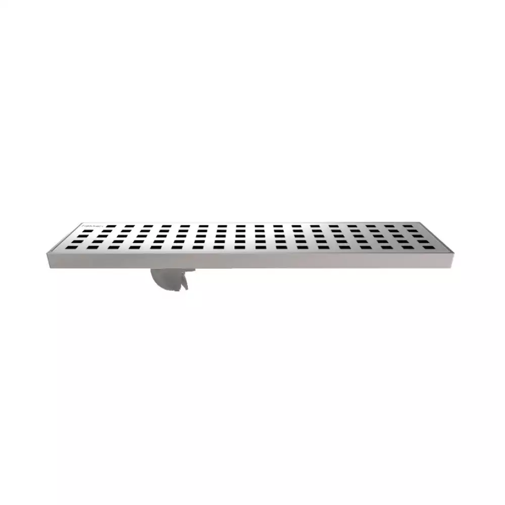 Hekken Stainless Steel Shower Channel Drain, (L) 305 x (W) 100 x (D) 20 mm - [hek-SQ-305]