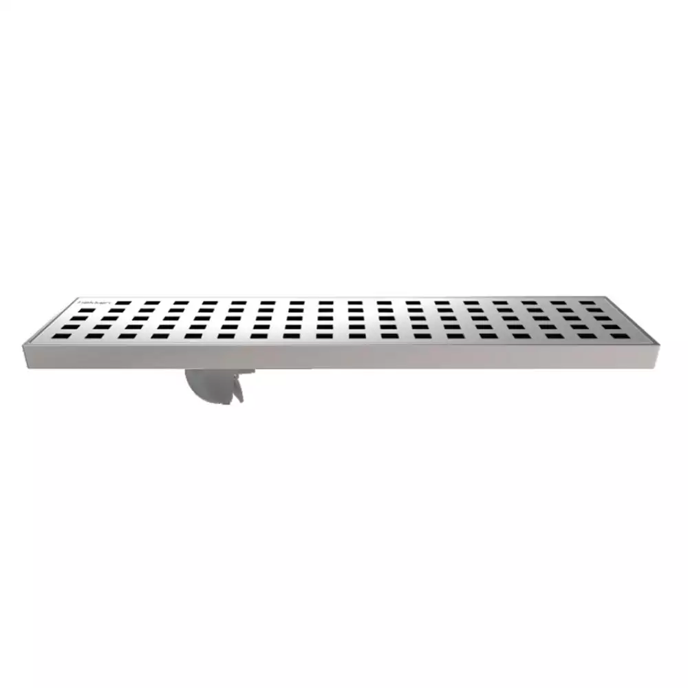 Hekken Stainless Steel Shower Channel Drain, (L) 750 x (W) 100 x (D) 20 mm - [hek-SQ-750]