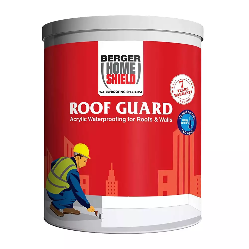 Berger 4 Ltr Weathercoat Roofguard Waterproofing- White