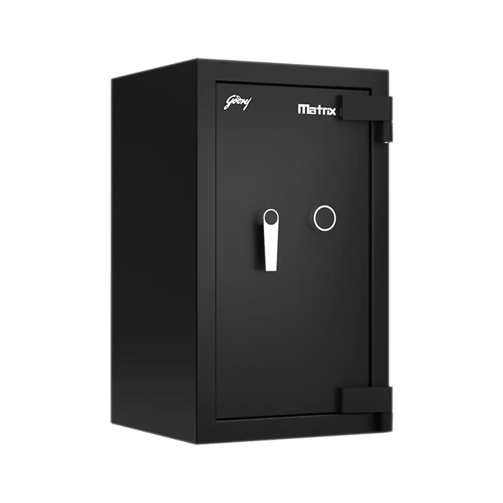 Godrej Matrix 3016 - KL (94 Litre) Manual Safe Locker For Home & Office With Key Lock, Black - 220 Kg (1 Year Warranty)