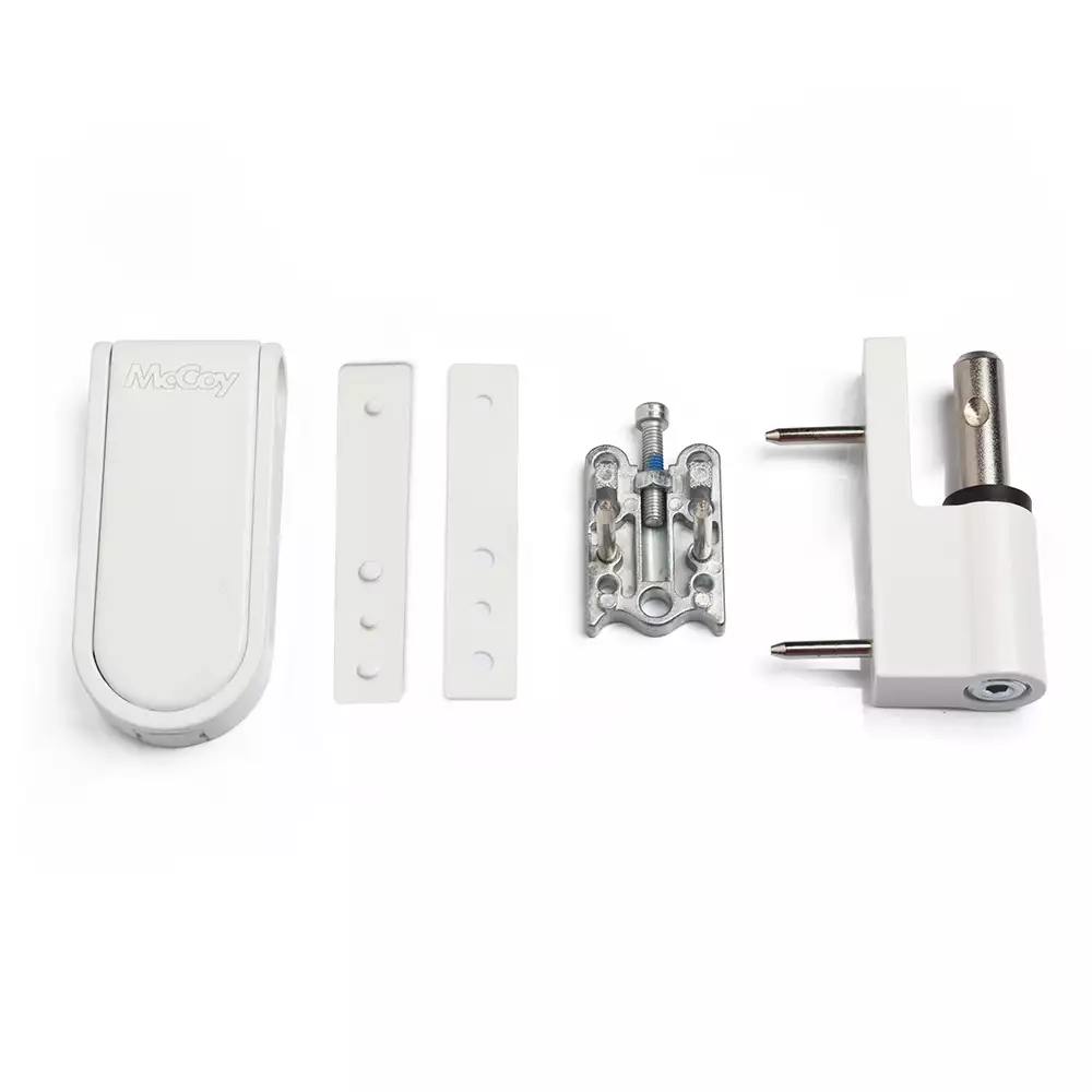 3D Hinge for u-PVC Casement Doors - McCoy DH-1 - White - McCoy 8M