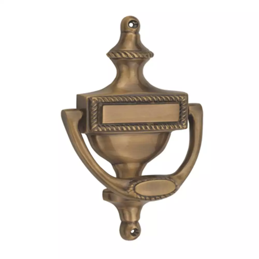 AceLine Old School Brass Door Knocker - (English Bronze Matt)