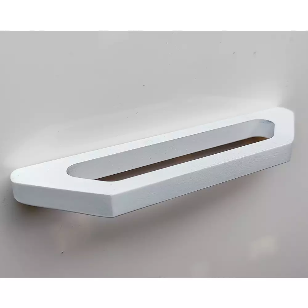 Tunes Cabinet Handle Interior Fittings, White, Size - 96 mm - CH-468