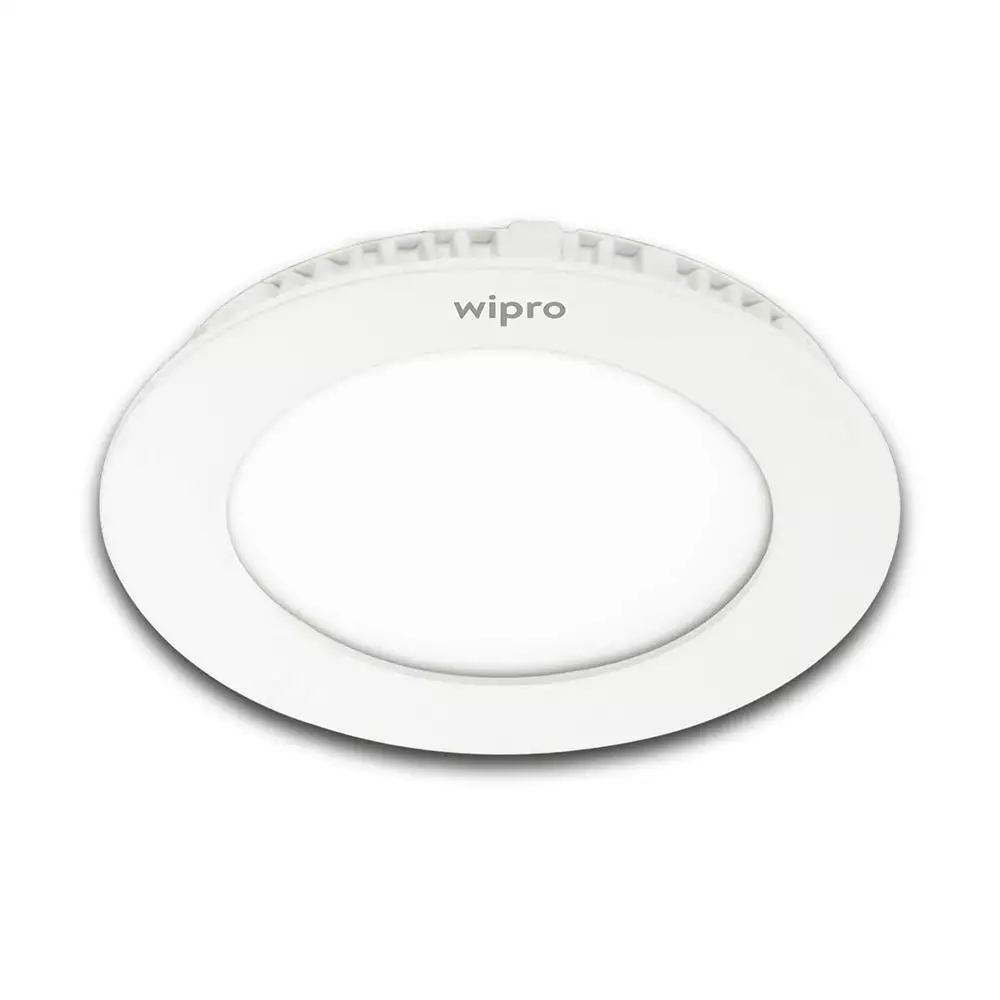 Wipro Iris Slim RO Cool Day light Recessed Mounted Round LED Downlight , 12 Watt - White