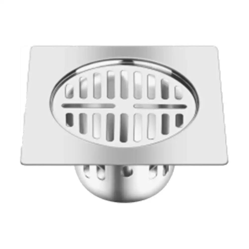 Nirali Alena Big Floor Drain Glossy Finish - 6 Inches