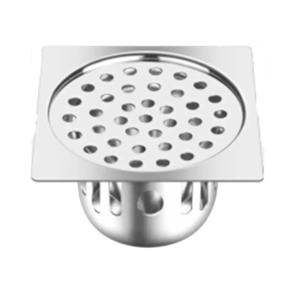 Nirali Arion Small Floor Drain Satin Finish - 5 Inches