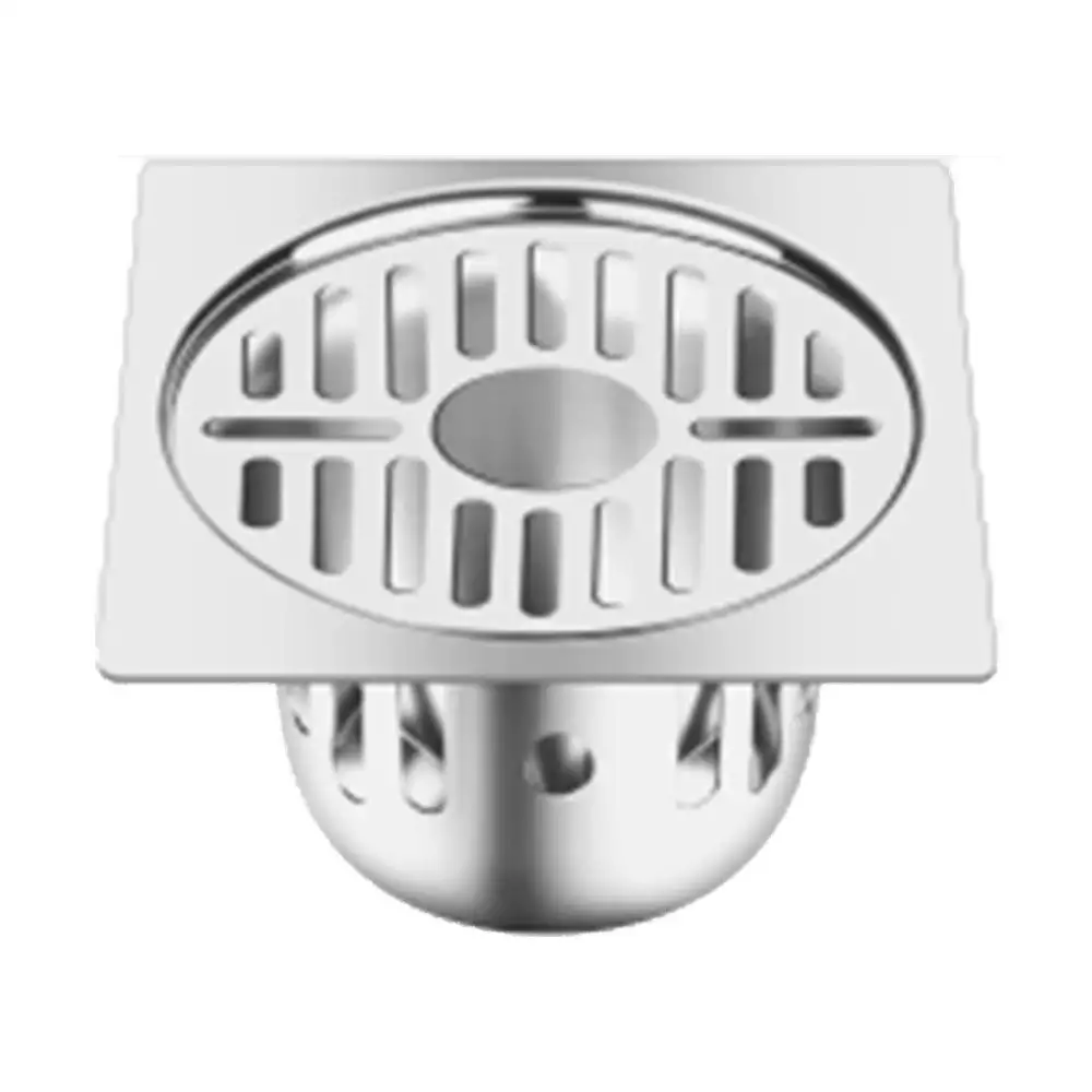 Nirali Benito Small Floor Drain Satin Finish - 5 Inches