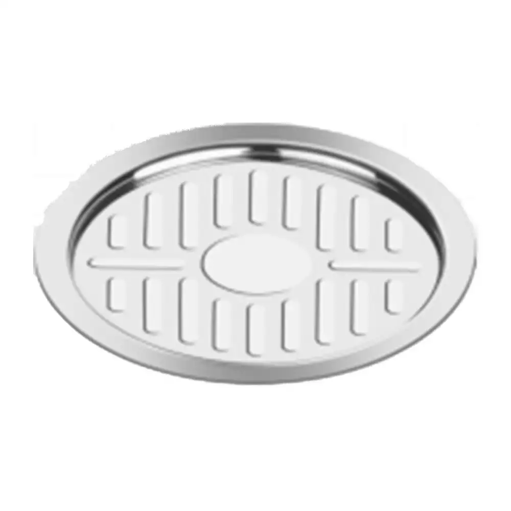 Nirali Elia Small 2 Piece Floor Drain Satin Finish - 5 Inches