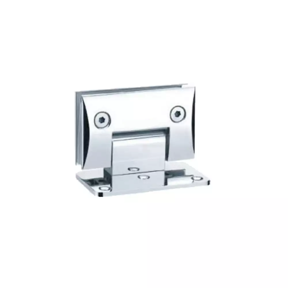 BTL Shower Hinge Wall To Glass 90 Degree One Side - Zinc CP