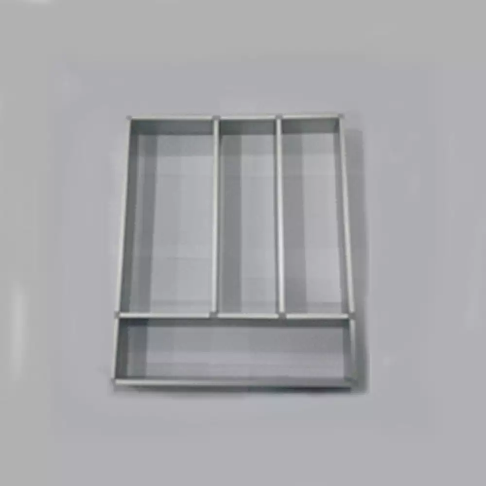 BTL Tandem Cutlery Tray Profile Silver Anodised Drawer Organizer - (475 mm)