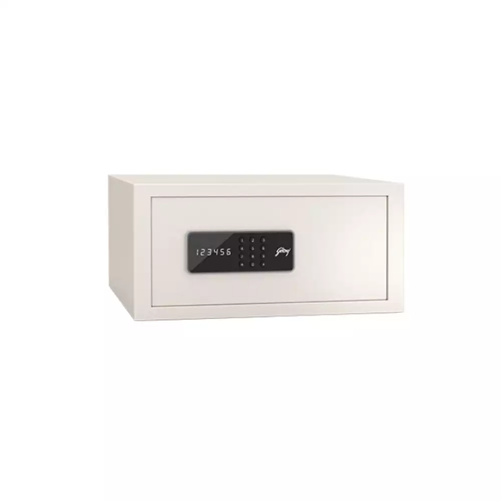 Godrej NX Pro Digital (25 Litre) Electronic Safe Locker For Home & Office With Pin Code & Key Access, Ivory - 11 Kg (1 Year Warranty)