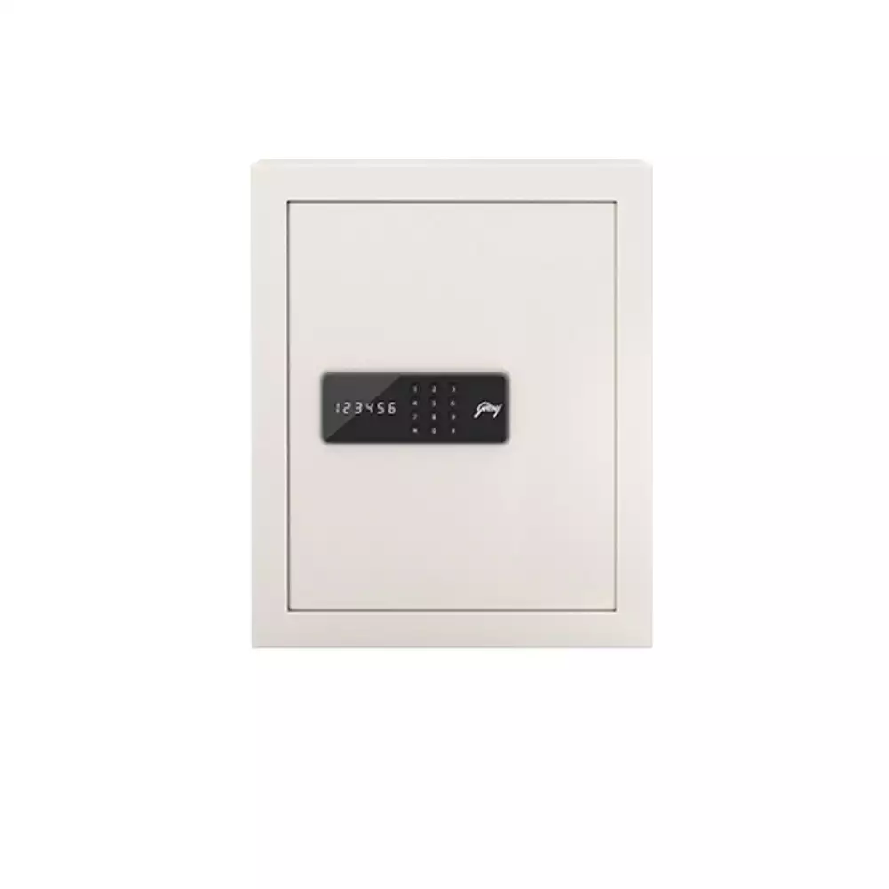 Godrej NX Pro Digital (40 Litre) Electronic Safe Locker For Home & Office With Pin Code & Key Access, Ivory - 16 Kg (1 Year Warranty)