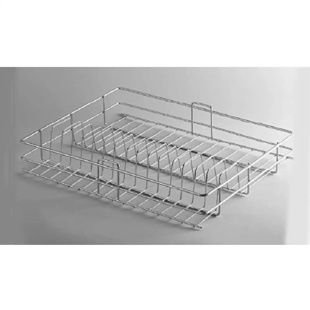 Slimline Cup and Saucer Modular Kitchen Basket Stainless Steel - (20x15x4)