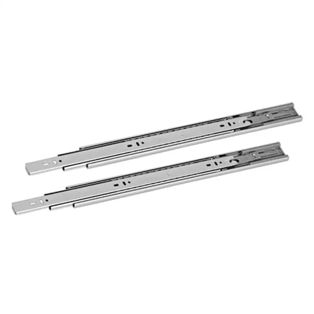 Slimline Prime Premium Ball Bearing Kitchen Drawer Slide - Zinc Plated - (20 Inch)