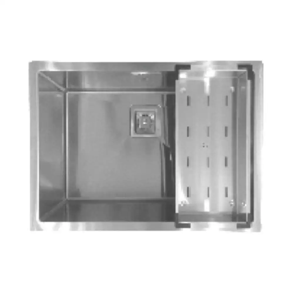 Pristine Kitchen Sink Single Bowl With Drainer, Stainless Steel Finish - (635 L x 457 W x 228 H) mm