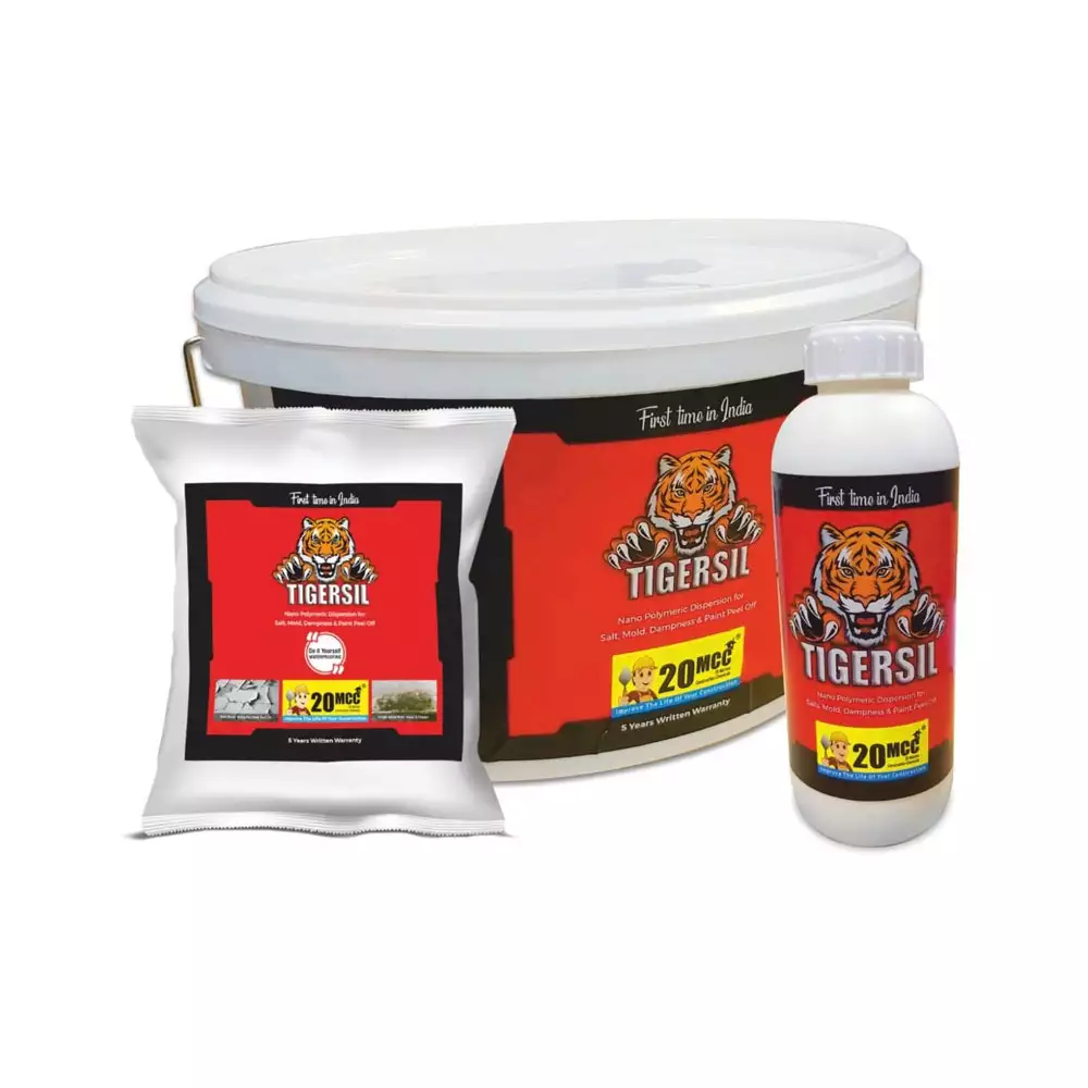 (Pack of 10) 20MCC 1.5 Kg Tigersil Wall Waterproofing chemical