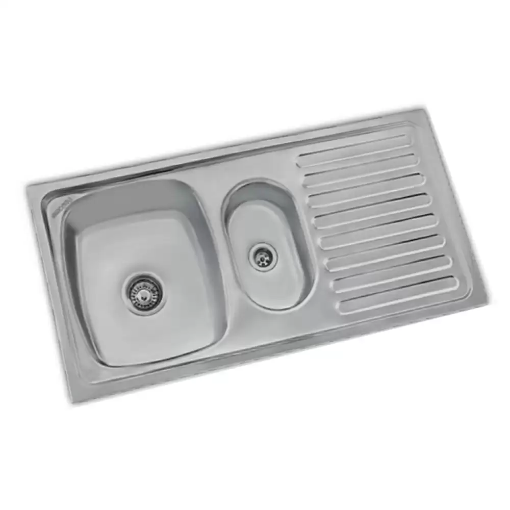 Sincore Saffron Medium Stainless Steel Kitchen Sink, Glossy - (40 x 20) Inch