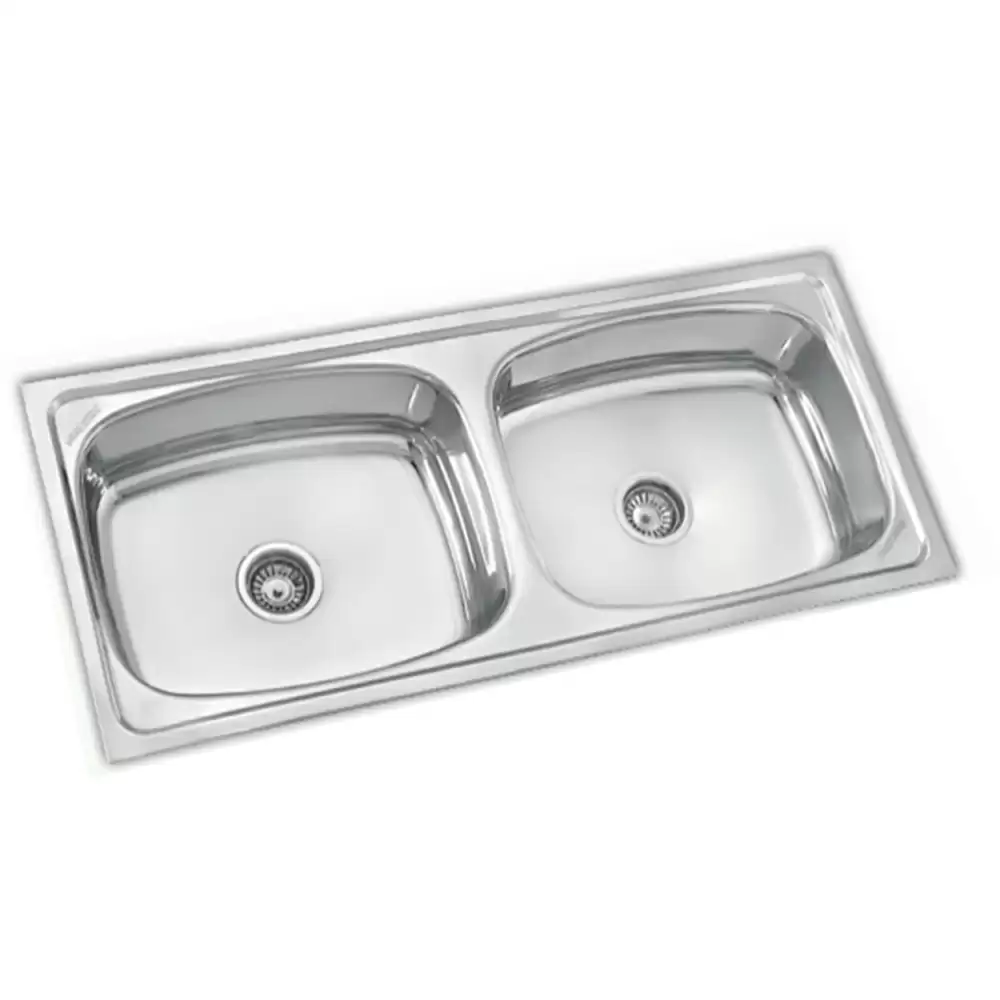 Sincore Sapphire Medium Stainless Steel Kitchen Sink, Glossy - (40 x 20) Inch