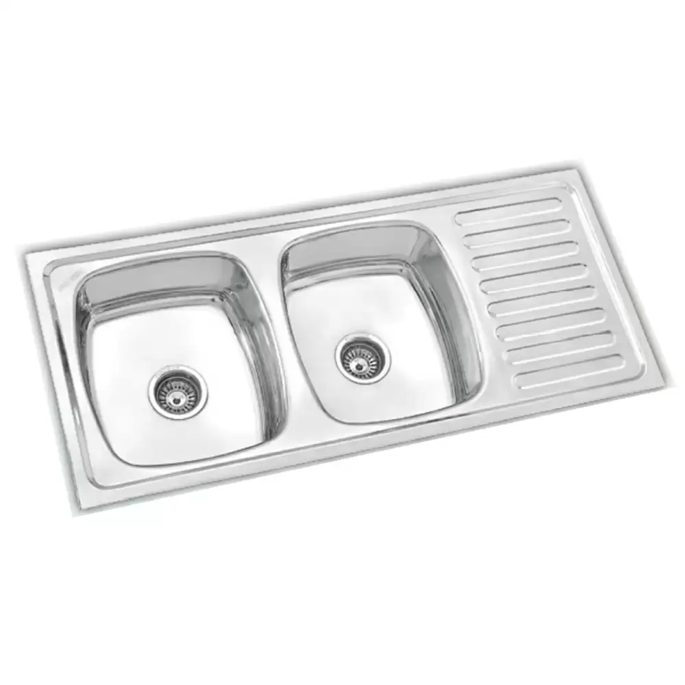 Sincore Saturn Large Stainless Steel Kitchen Sink, Matt - (45 x 20) Inch