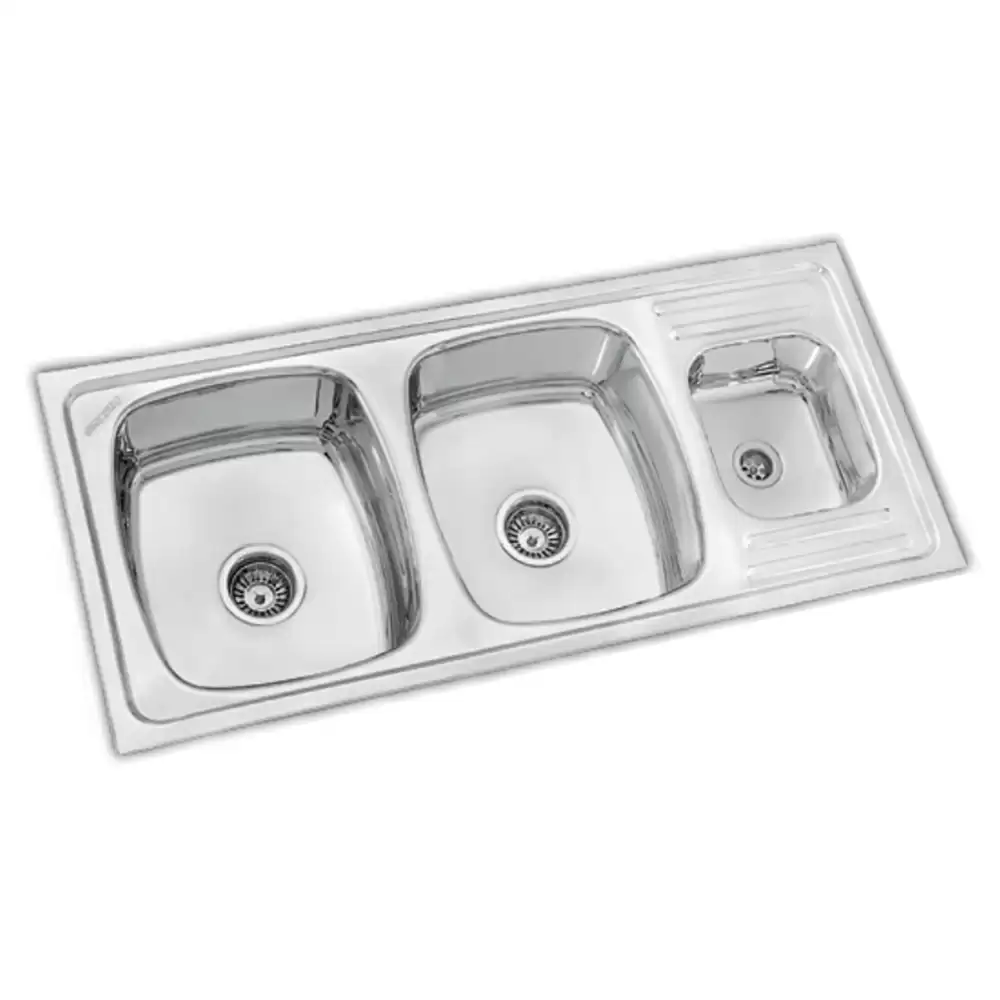 Sincore Signature Large Stainless Steel Kitchen Sink, Matt - (45 x 20) Inch