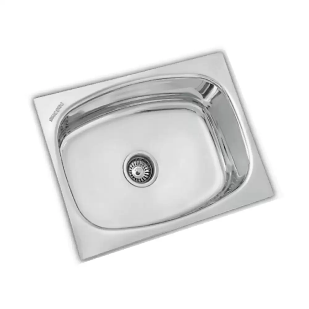 Sincore Splash Big Stainless Steel Kitchen Sink, Glossy - (21 x 18) Inch