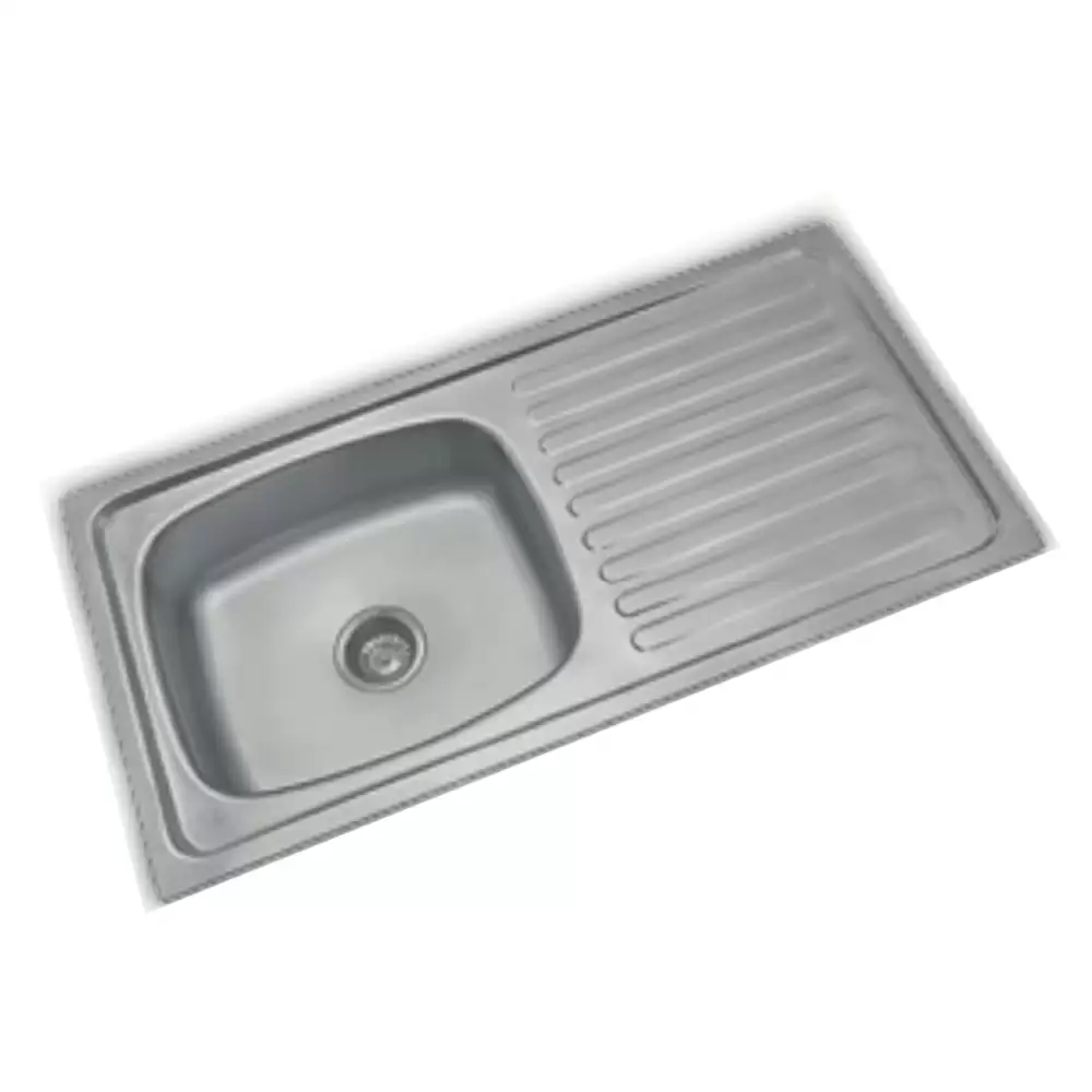 Sincore Sunshine Small Stainless Steel Kitchen Sink, Matt - (36 x 18) Inch