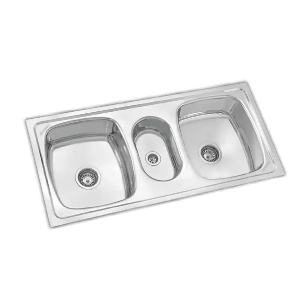 Sincore Sundae Medium Stainless Steel Kitchen Sink, Glossy - (42 x 20) Inch