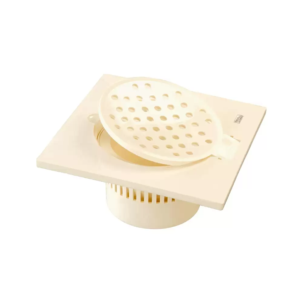 Prayag 119 Cockroach Trap With Water Seal Without Hole 150x150 mm