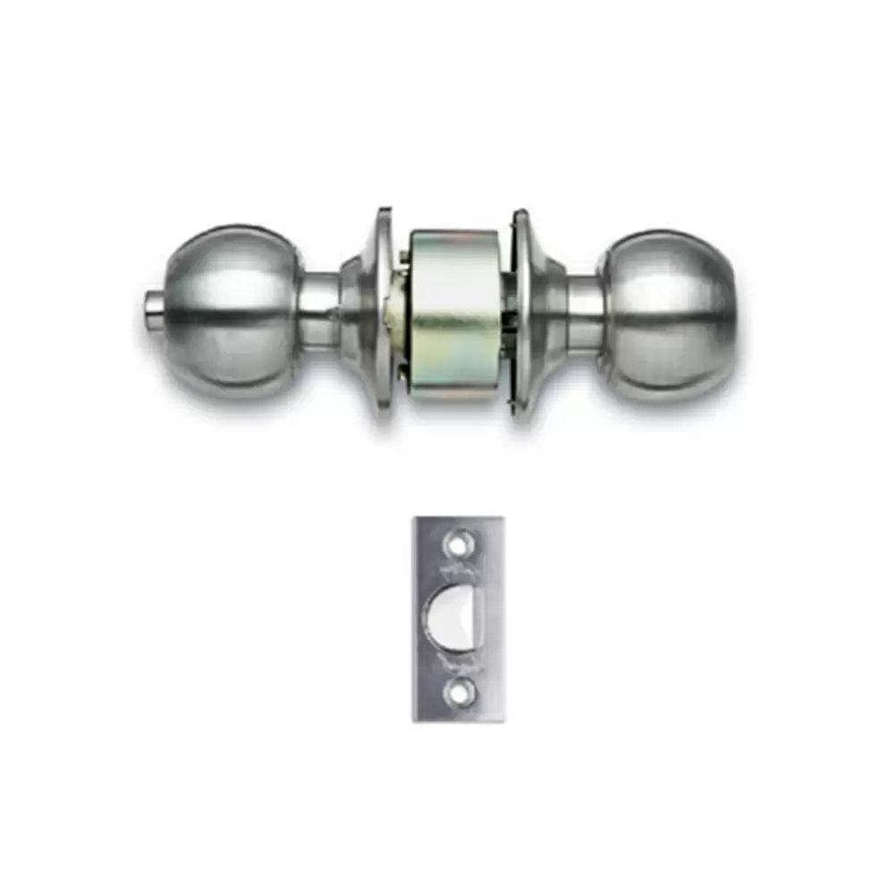 Godrej Stainless Steel Classic Cylindrical Lock Set for Bathroom Doors