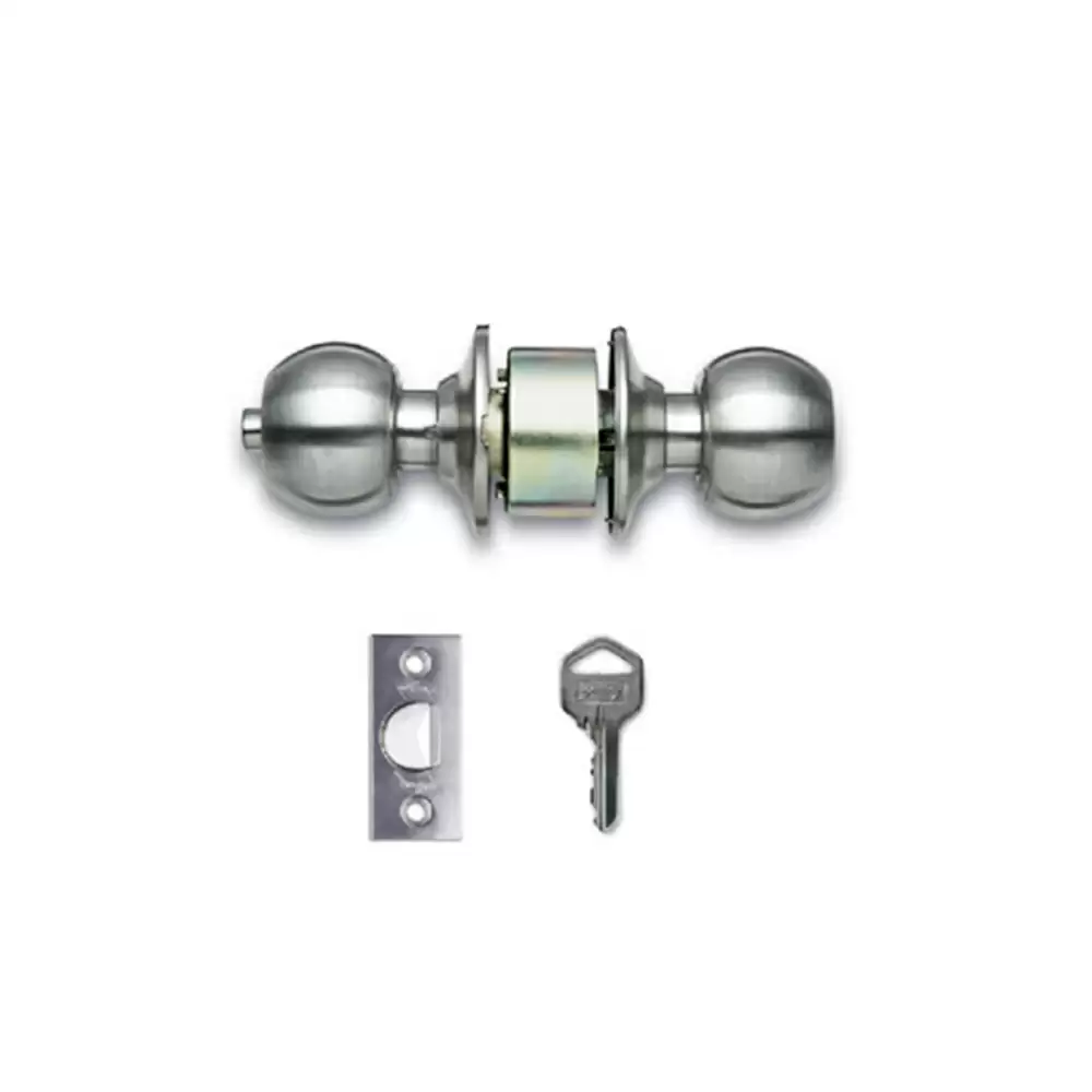 Godrej Stainless Steel Classic Cylindrical Lock Set for Entrance Doors