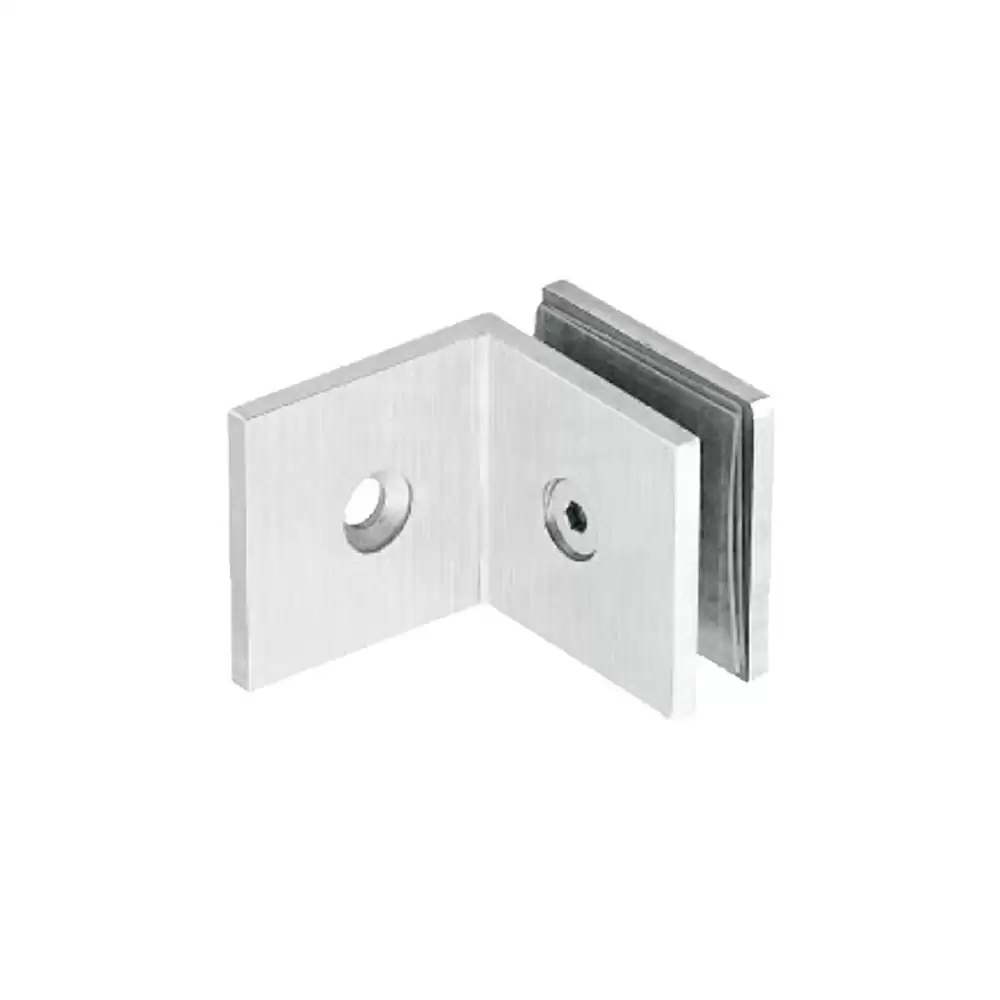 BTL Bracket Wall To Glass 90 Degree - CP (45 Kg)