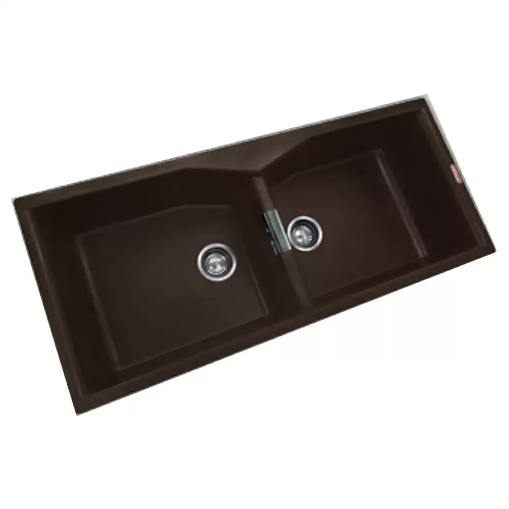 Sincore Triton Quartz Kitchen Sink Mettalic Brown, (45 x 19.5) Inch