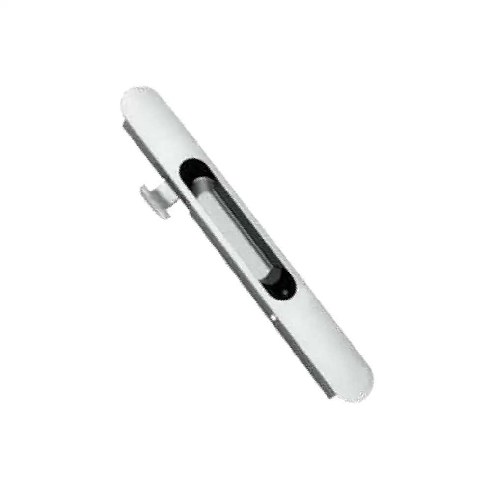 Pego Aluminium Sliding Door Handle Lock with Nib & Kit, White