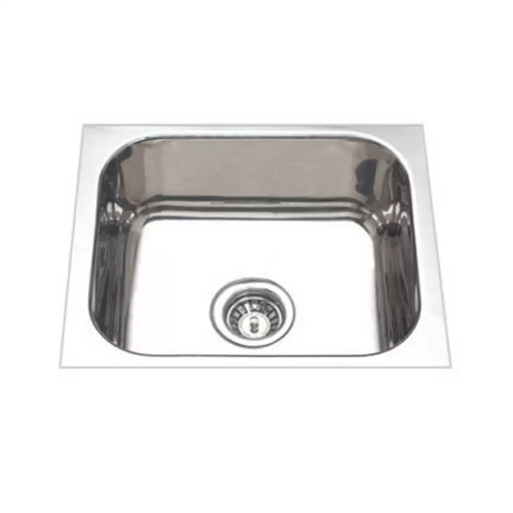 Jayna Galaxy (SBFB 04) Single Pressed Stainless Steel Single Bowl Kitchen Sink with Waste Coupling - Anti -Scratch (20 x 16 x 8) inches - SBFB 04