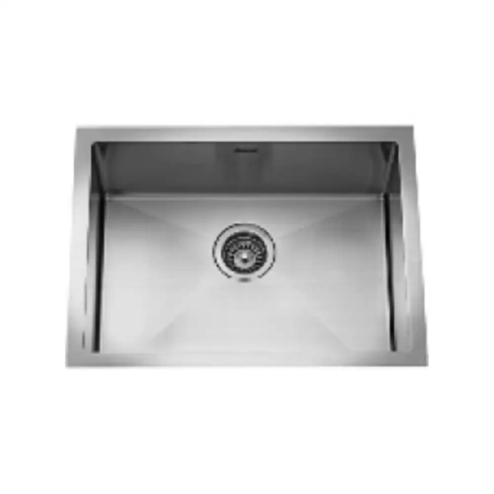 Jayna Regal Series Pressed Stainless Steel Single Bowl Kitchen Sink with Waste Coupling - Satin (530 L x 450 W x 225 D) mm 