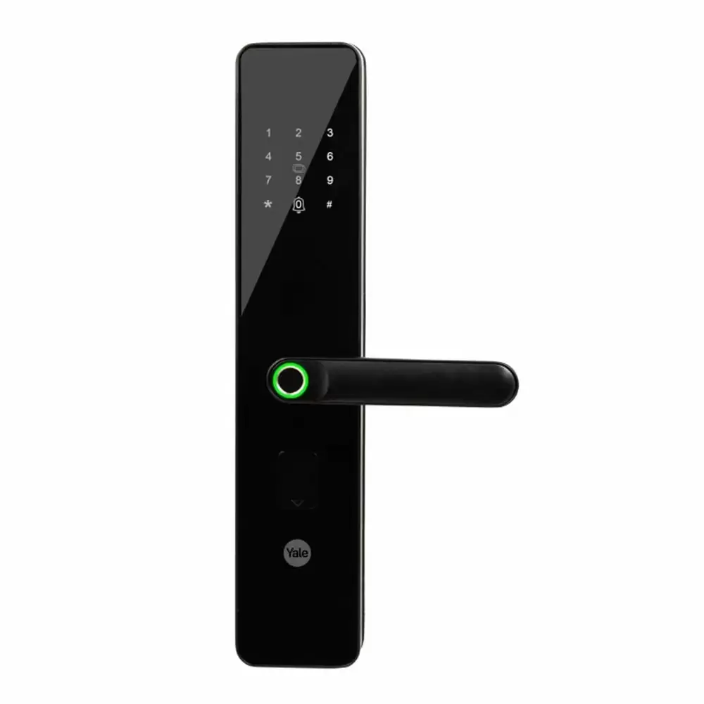 Yale YDME100NxT Mortise Smart Door Lock for Home With Fingerprint, RFID, Pin Code & Key Access, Black (3 Years Warranty)