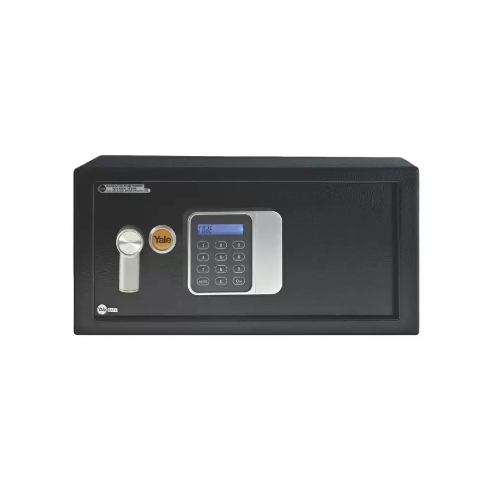 Yale YLG/200/DB1 (24 Litre) Electronic Safe Locker With Pin Code & Key Access, Black - 10.4 Kg (1 Warranty)