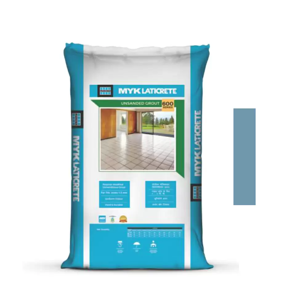 MYK Laticrete 600 Cementitious Tile Grout (Alpine Blue) - 1 Kg